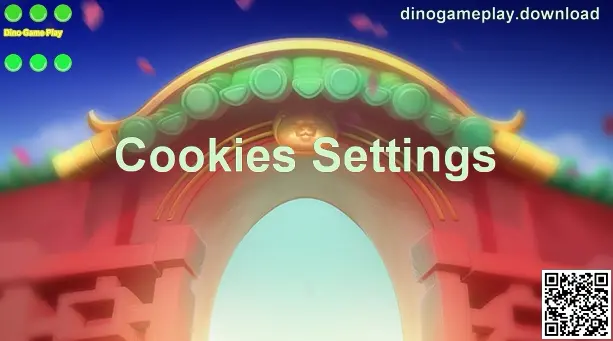 Dino Game Play cookies settings protection page visual