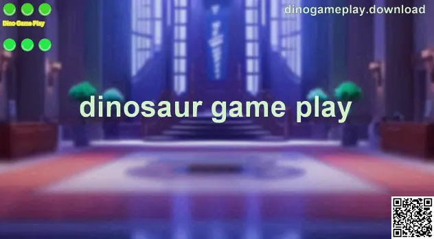 Dino Game Play hero image showcasing dinosaur game play visuals and a guide-style layout